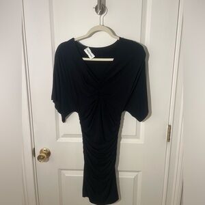 Vintage PUCCI black plunge dress! Size 0/XS